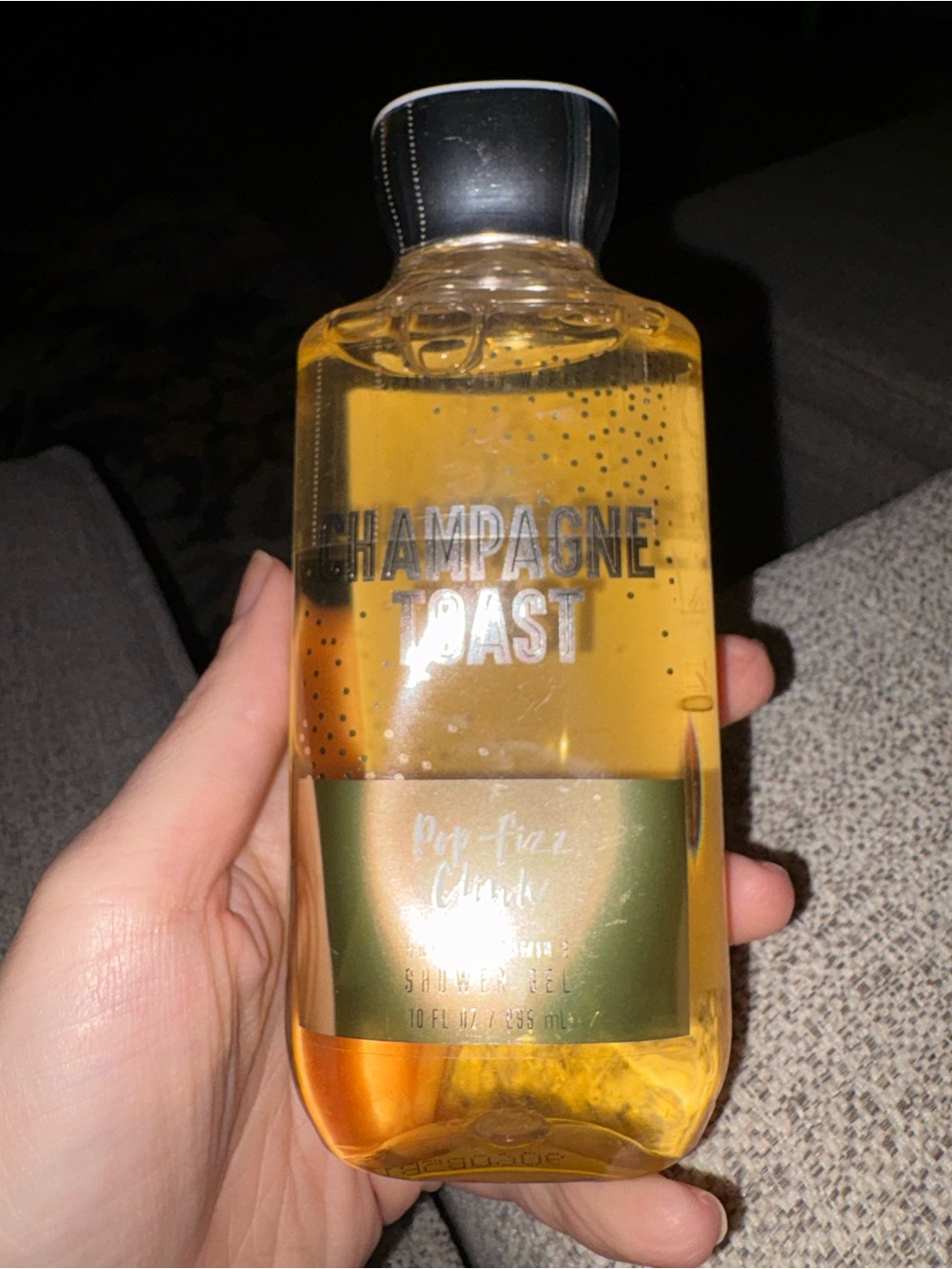 Champagne Toast Body Wash - Gold Yellow Gel